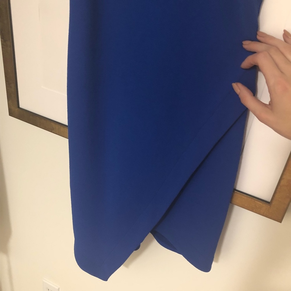 Leith Stretch Crepe Mini Dress - Picture 7 of 8